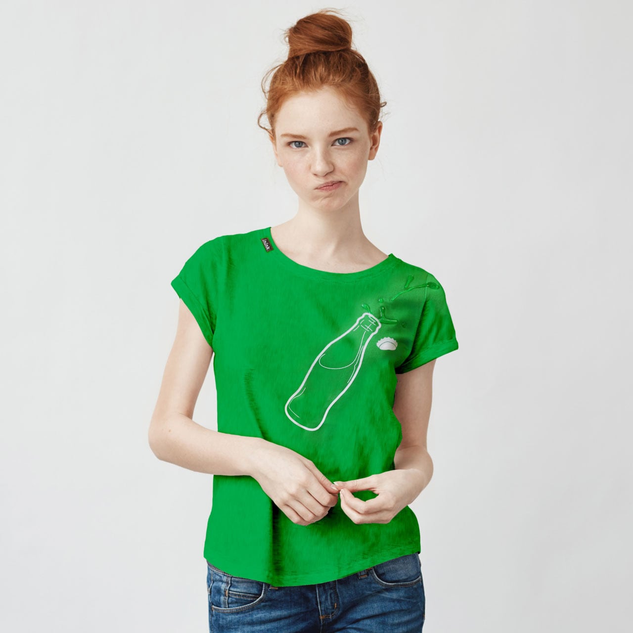 KIRIN Tシャツ グリーン 緑色 エコ リサイクル 非売品 新品