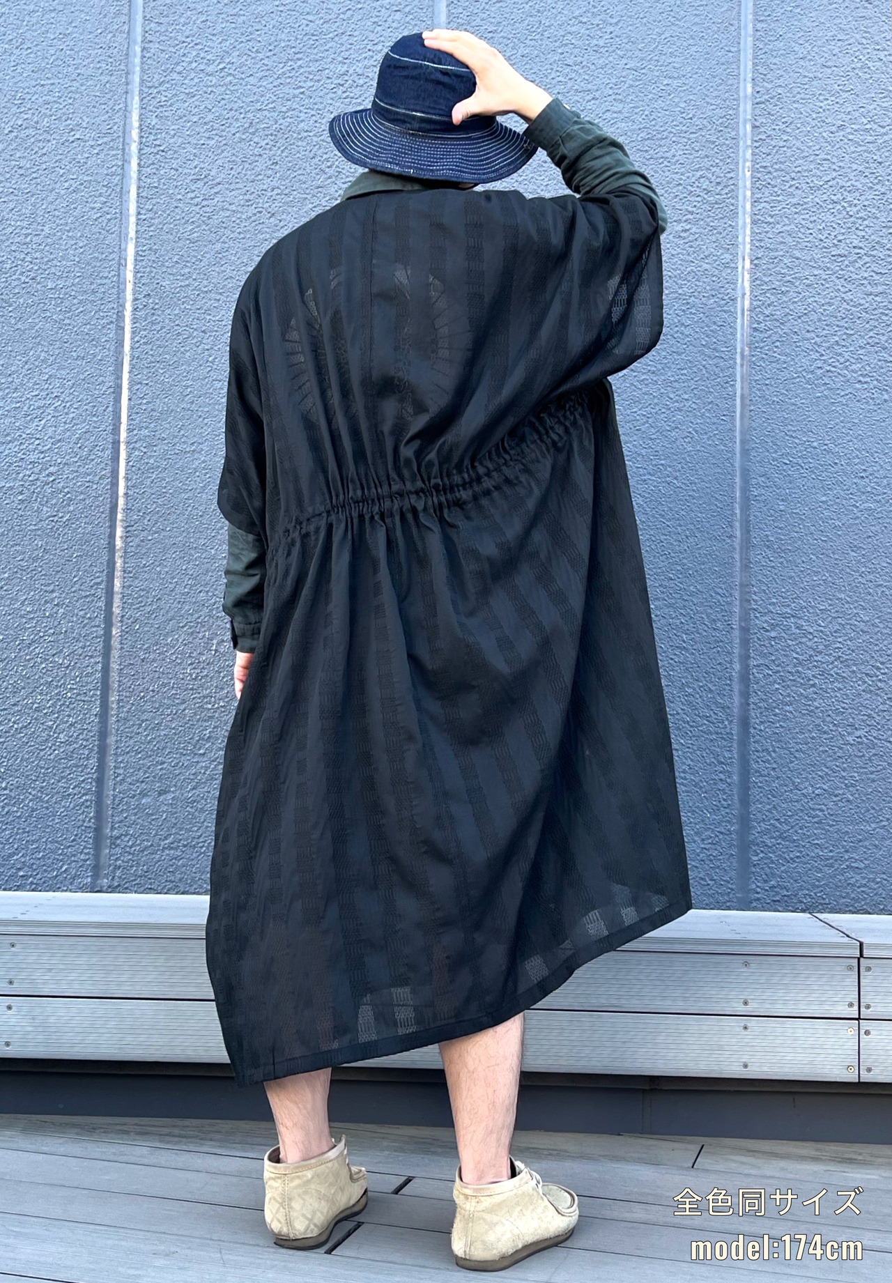 Gather BOX COAT【Black】