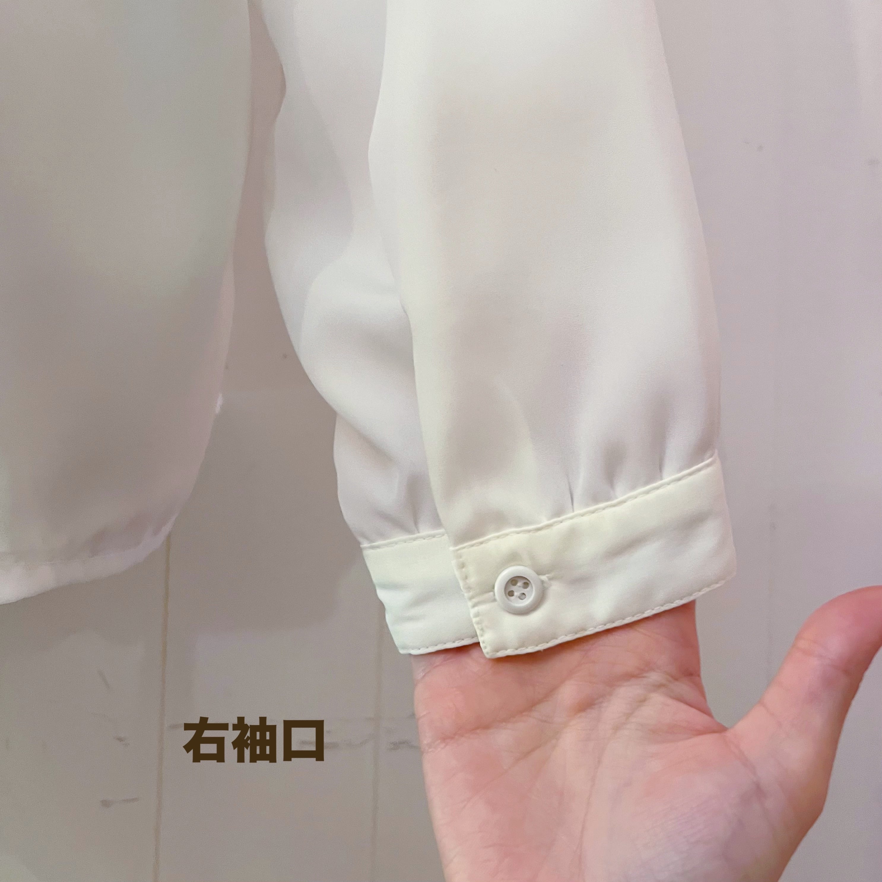 flower embroidery white blouse