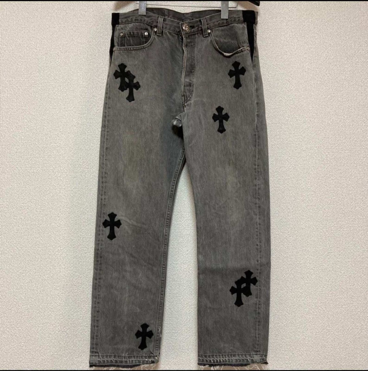 CHROME HEARTS クロムハーツ × リーバイス501 セメタリークロス 