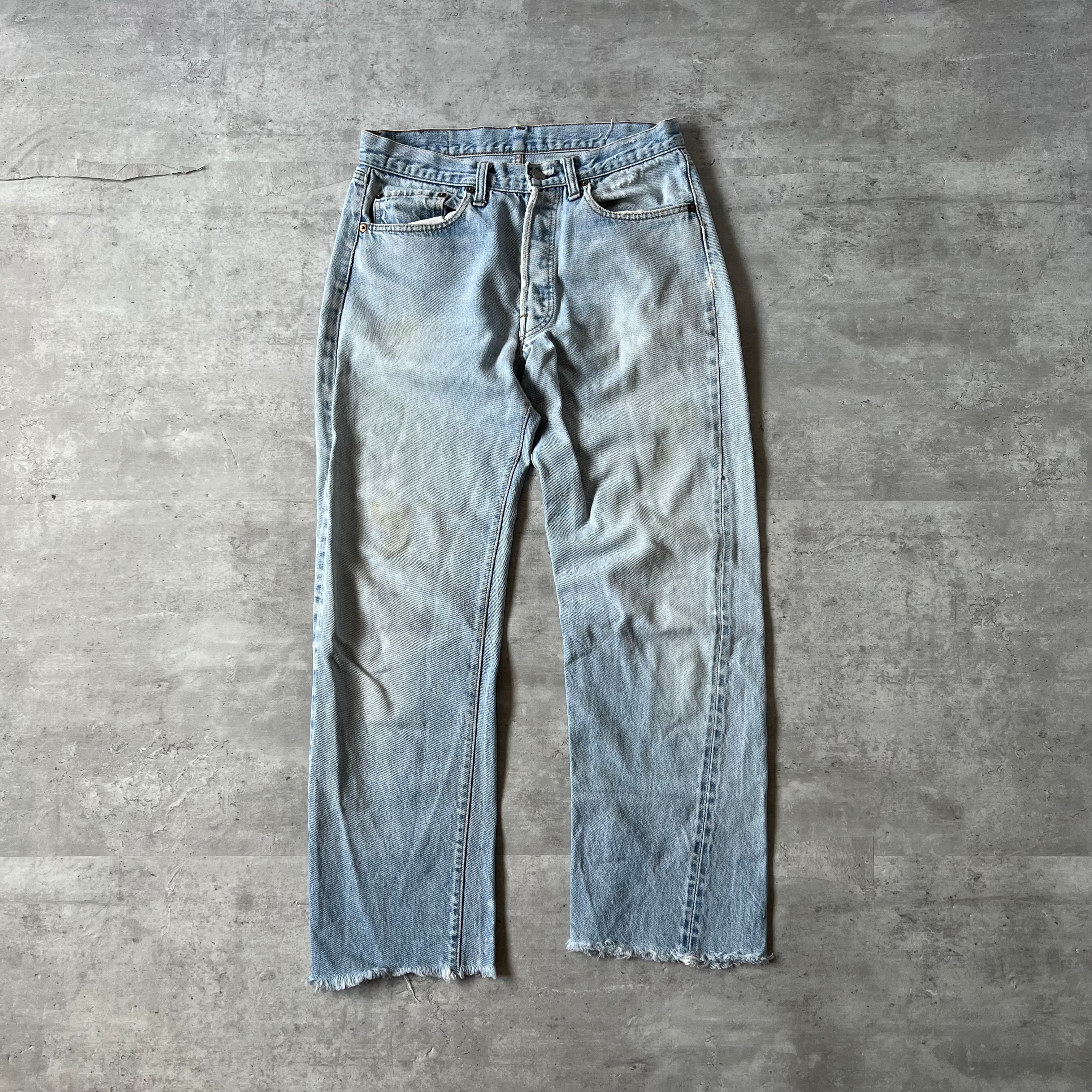 80s “Levi's 501” 赤耳 made in usa denim pants W32 80年代