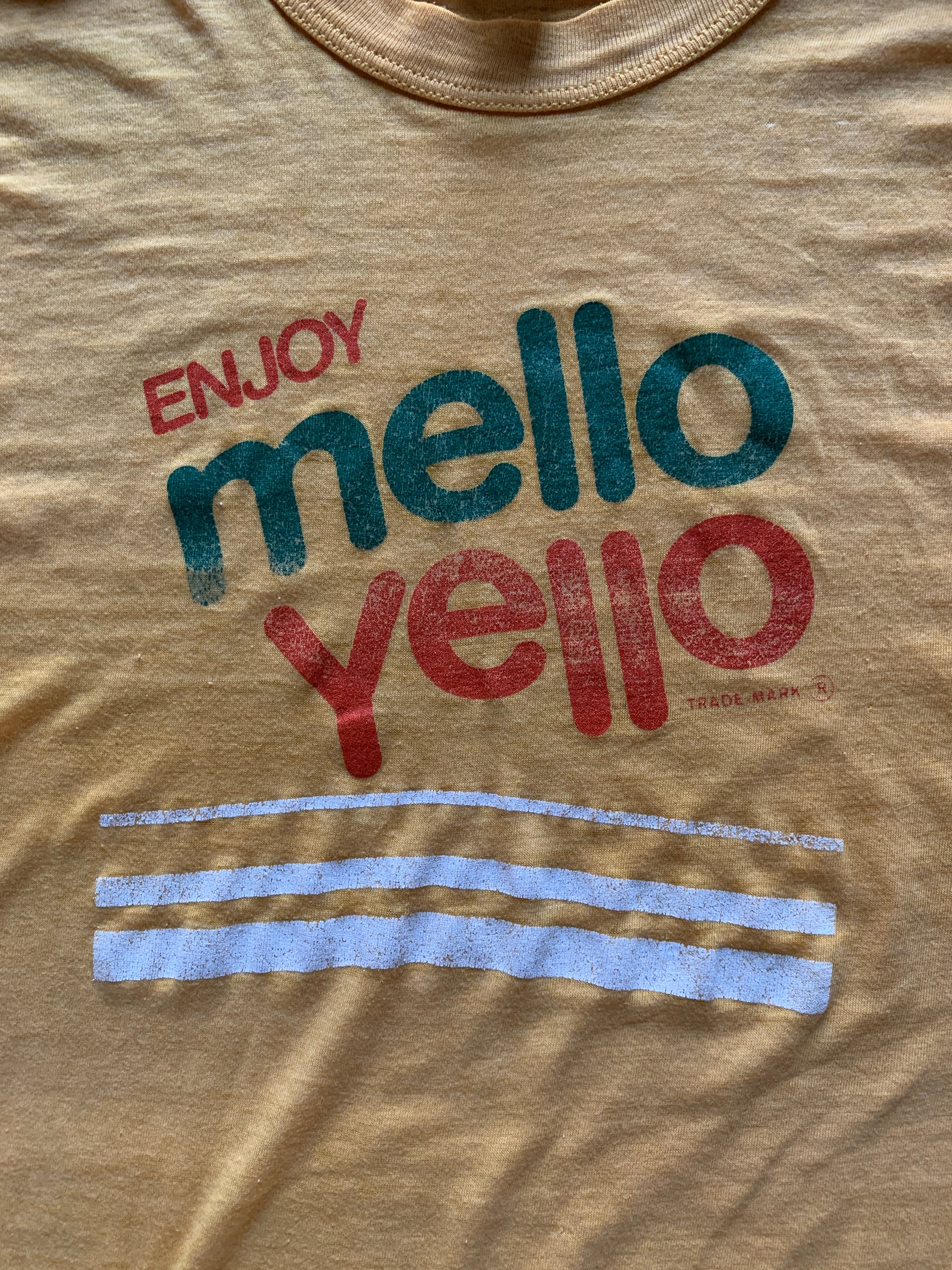 80's Sportswear mello yello  メローイエロー コカ・コーラ 企業物Tシャツ USA製
