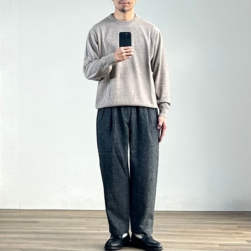 25AW》【STILL BY HAND】12G SILK MIXED PULLOVER スティルバイハンド 25AW》【STILL BY HAND】12G SILK MIXED PULLOVER スティルバイハンド