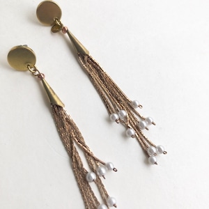 Pearl tassel L-003