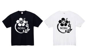 ハイビスカス NOBUロゴTシャツ