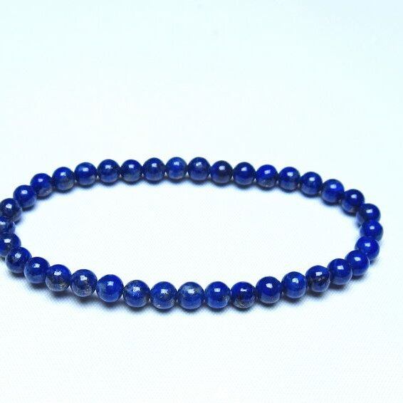 ラピスラズリ ブレスレット 5mm 一点物 メール便可 [M便 1/10] 111-48267