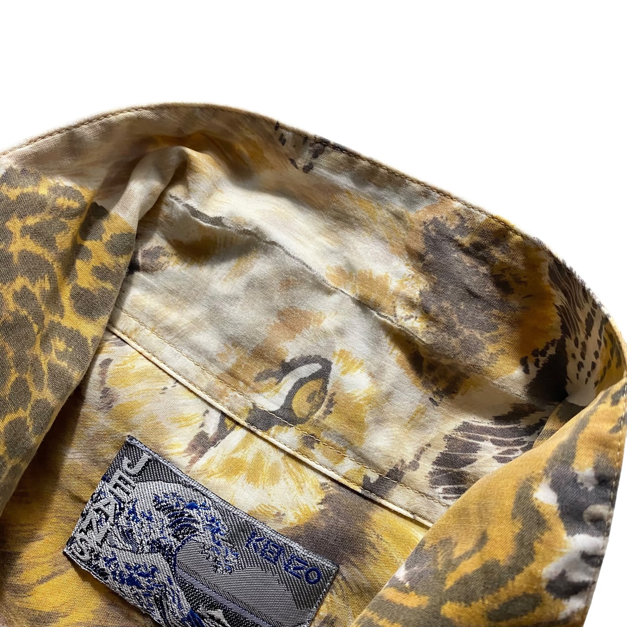 vintage KENZO JEANS animal pattern shirt