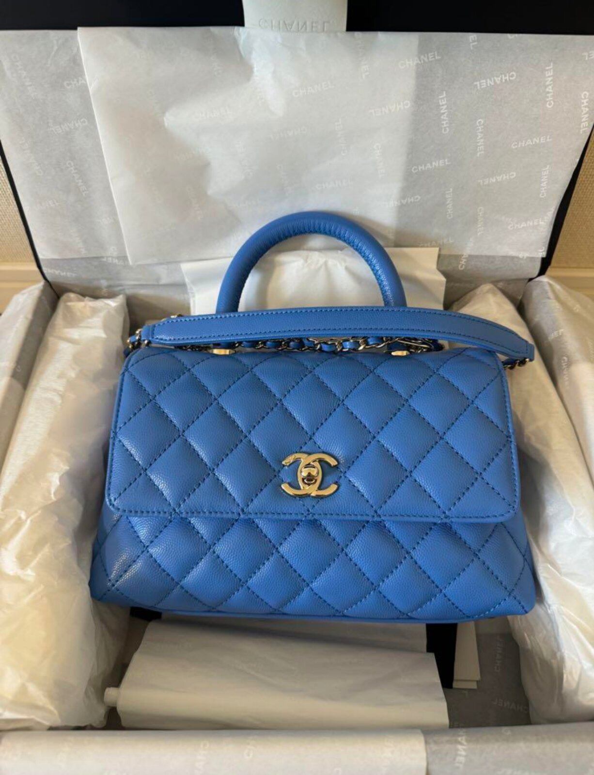 楽天市場】≪ 新品 ≫ CHANEL シャネル ココハンドル トップハンドル 