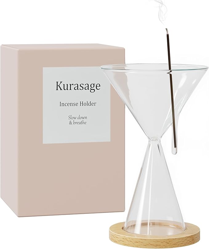 お香、置くだけ。】Kurasage お香立て おしゃれ おこうたて ガラス