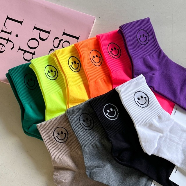 スマイルカラーソックス