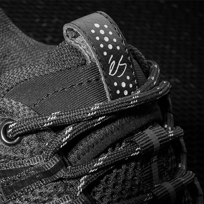 es エス IMPRINT KEVLAR BLACK/BLACK スニーカー エス スケボー 靴