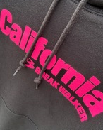 California by BREAK WALKER　LOGO　HOODIE / BLACK