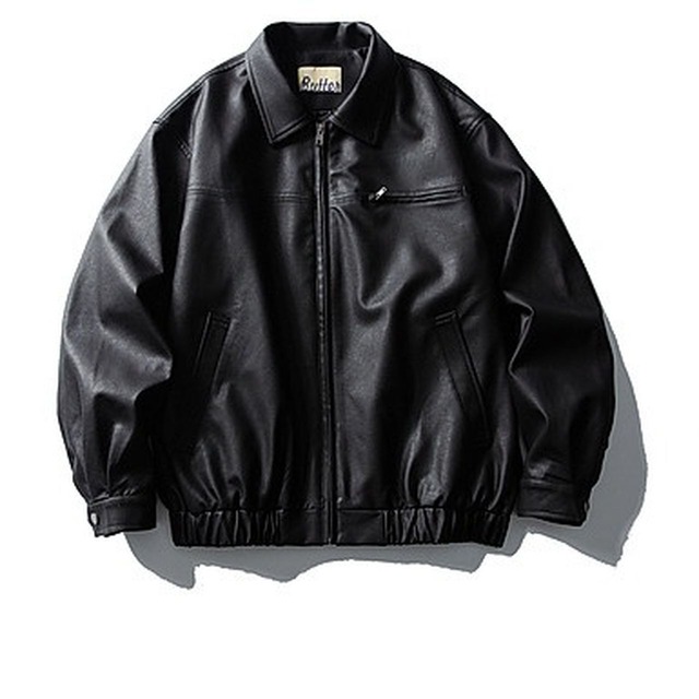 American Retro PU Leather Motorcycle Jacket(MT1450)