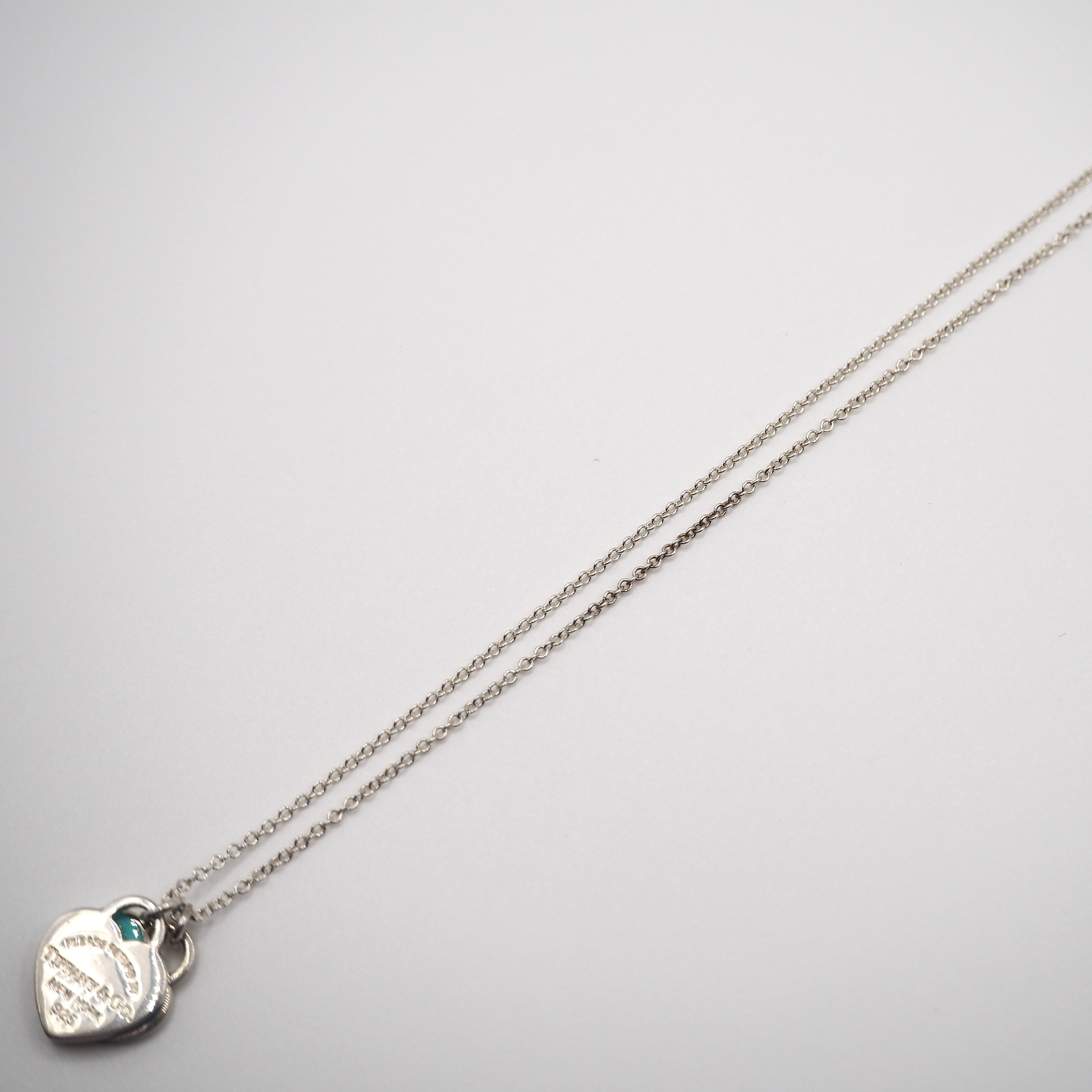 Tiffany&Co. リターントゥ ダブルハート タグネックレス シルバー925