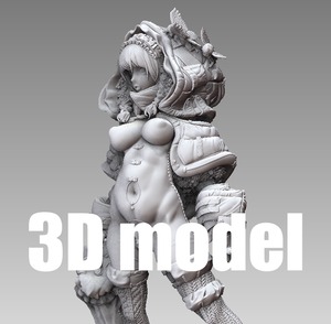 『REDHOOD / 11:00AM』　STL file for 3D printing