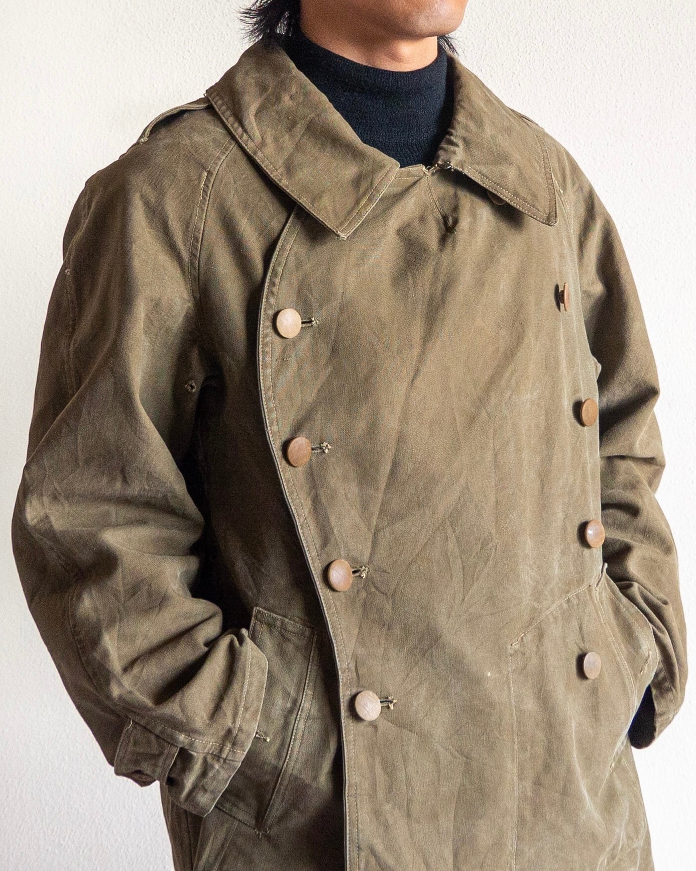 French Army M-38 Motor Cycle Coat First Model 40's | 'bout French Army M-38 Motor Cycle Coat First Model 40's | 'bout