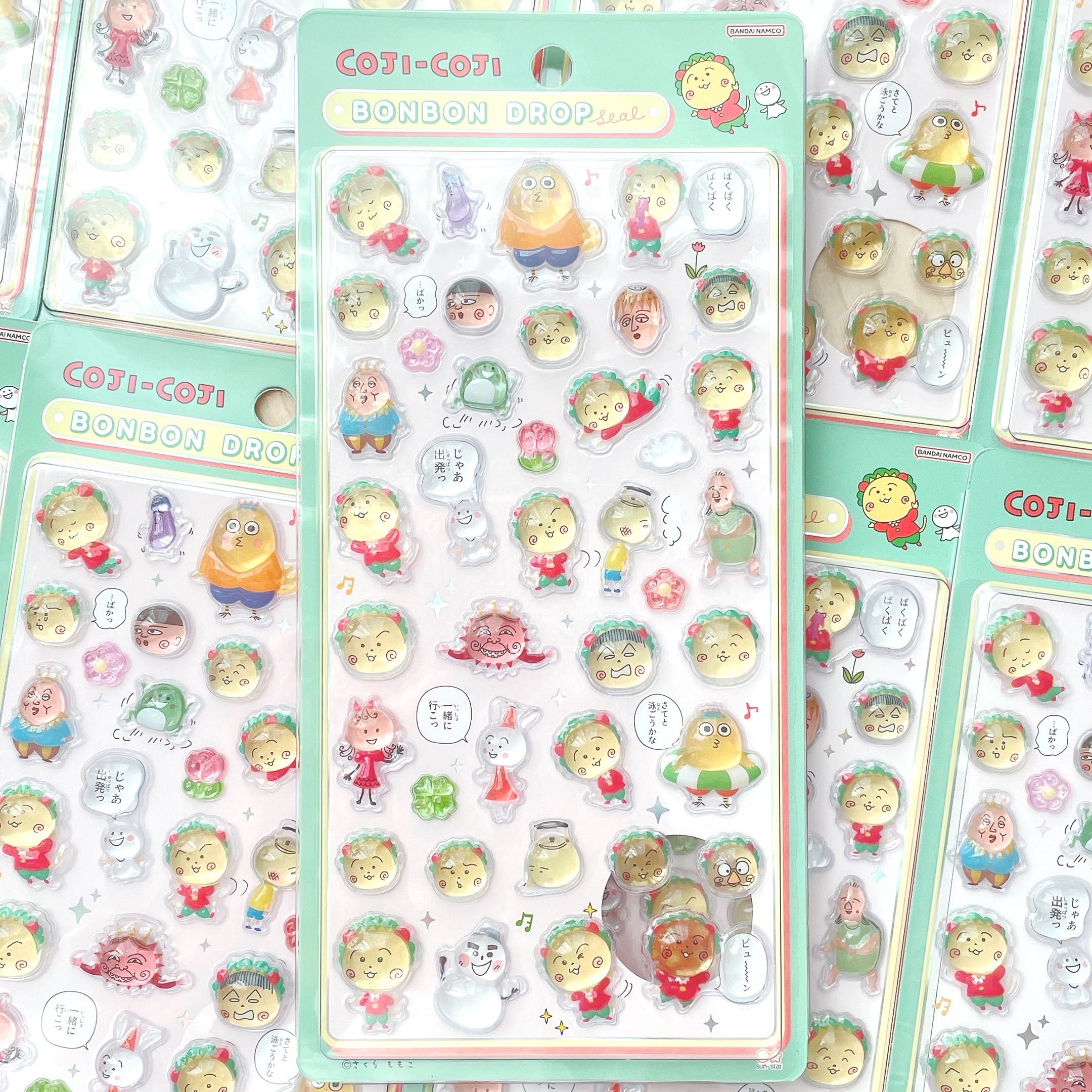 ボンボンドロップシール コジコジ みんな | デコパーツショップはぴいちご