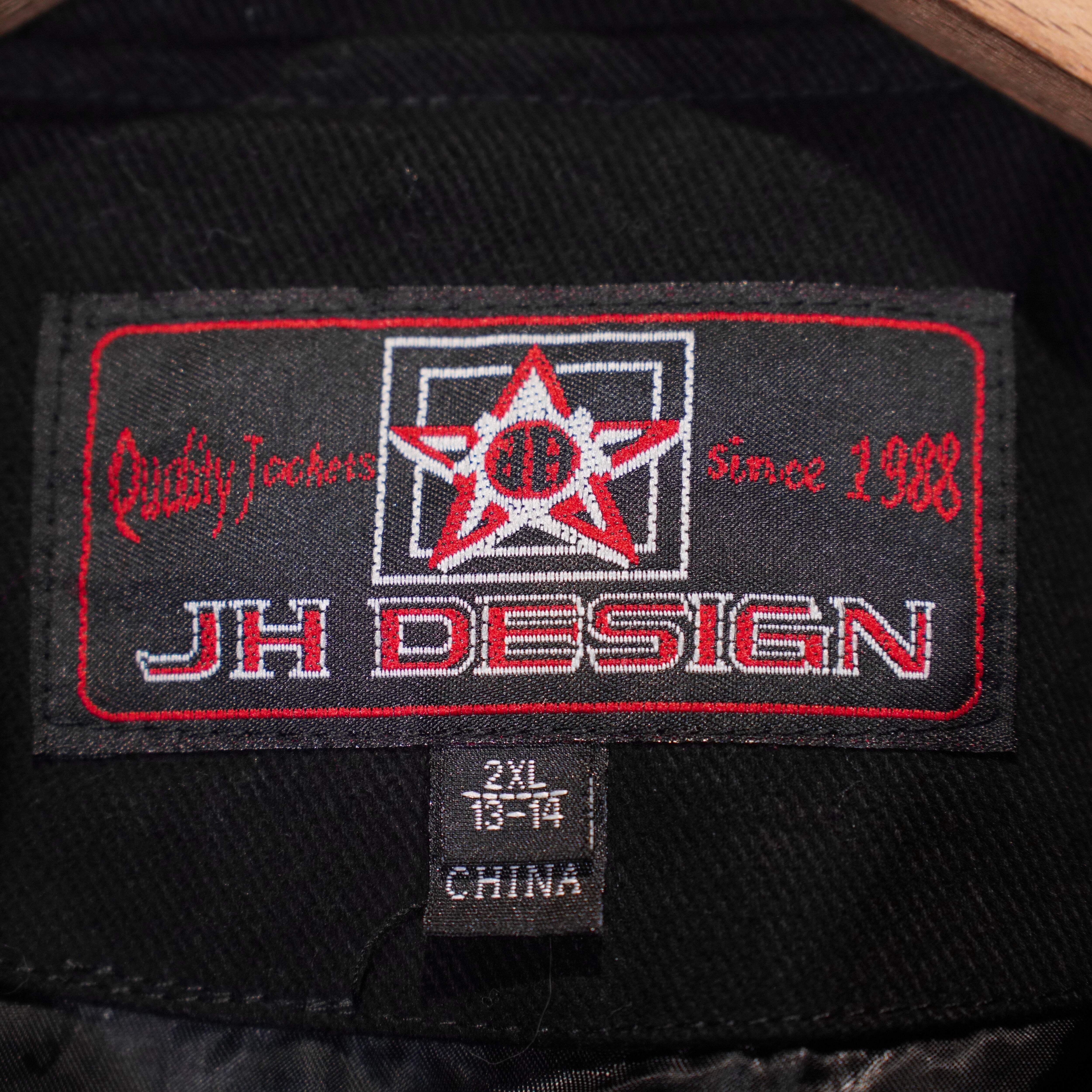 USA VINTAGE JH DESIGN JEFF HAMILTON EMBROIDERY DESIGN RACING