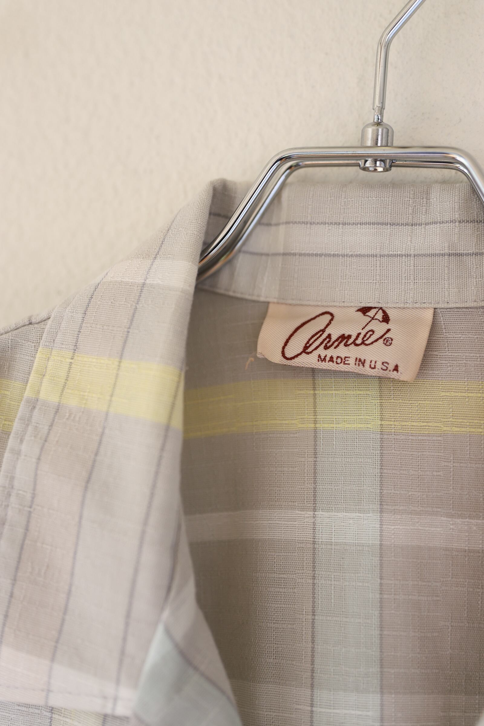 極美品】60s special Vintage open collar shirt big size made in USA