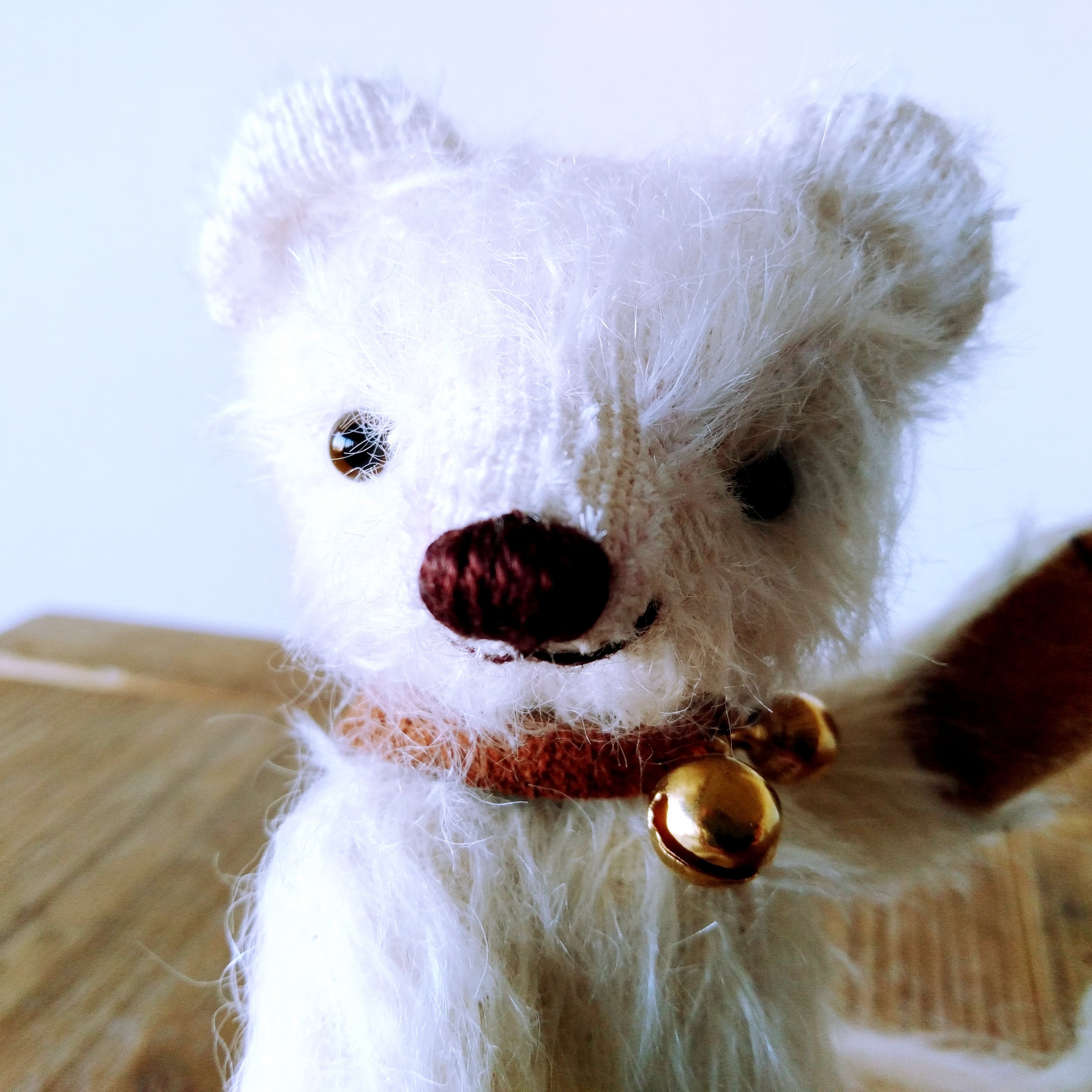 ハンドメイド】バッグチャームにもなる小さなテディベア_13cm