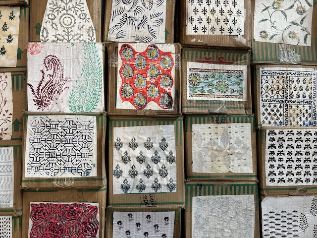 Hand Block Print Mini Bag