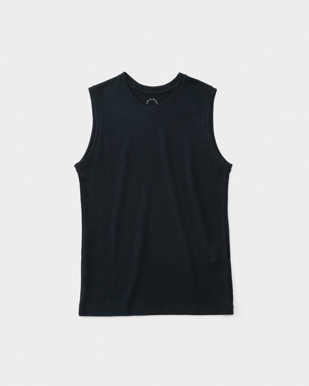 【山と道】DF mesh merino sleeveless 黒 &カーキ　Ｌ 山と道 / DF MESH MERINO SLEEVELESS（MEN） | st. valley house