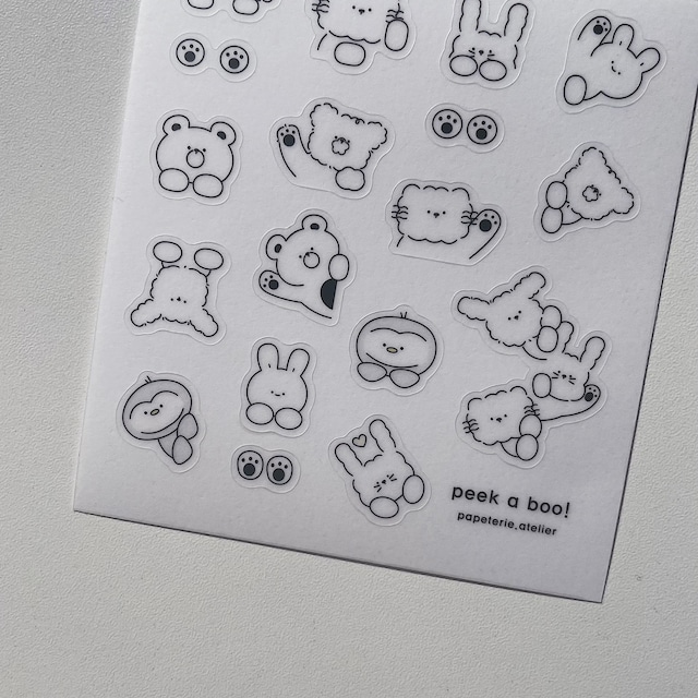 papeterie.atelier 〔peek a boo! 01〕