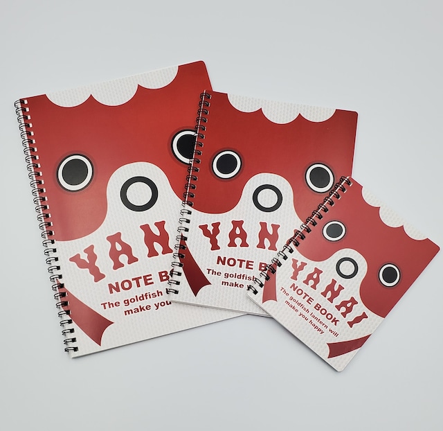 金魚ちょうちんリングノート ユニホーム柄【A5】