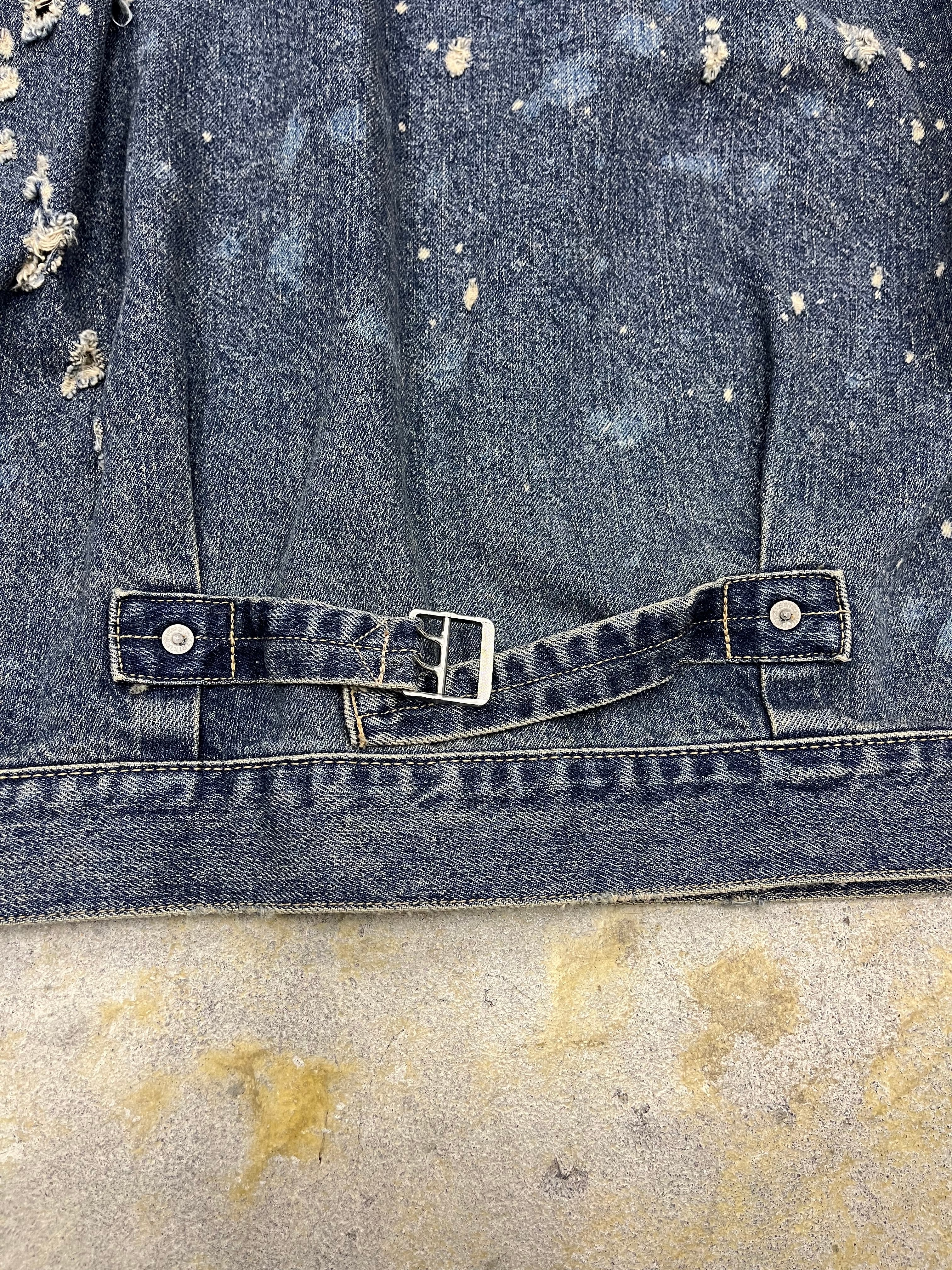 DAIRIKU | Super Damage 2pkt Denim Jacket | Indigo | HOWDAY DAIRIKU | Super Damage 2pkt Denim Jacket | Indigo | HOWDAY