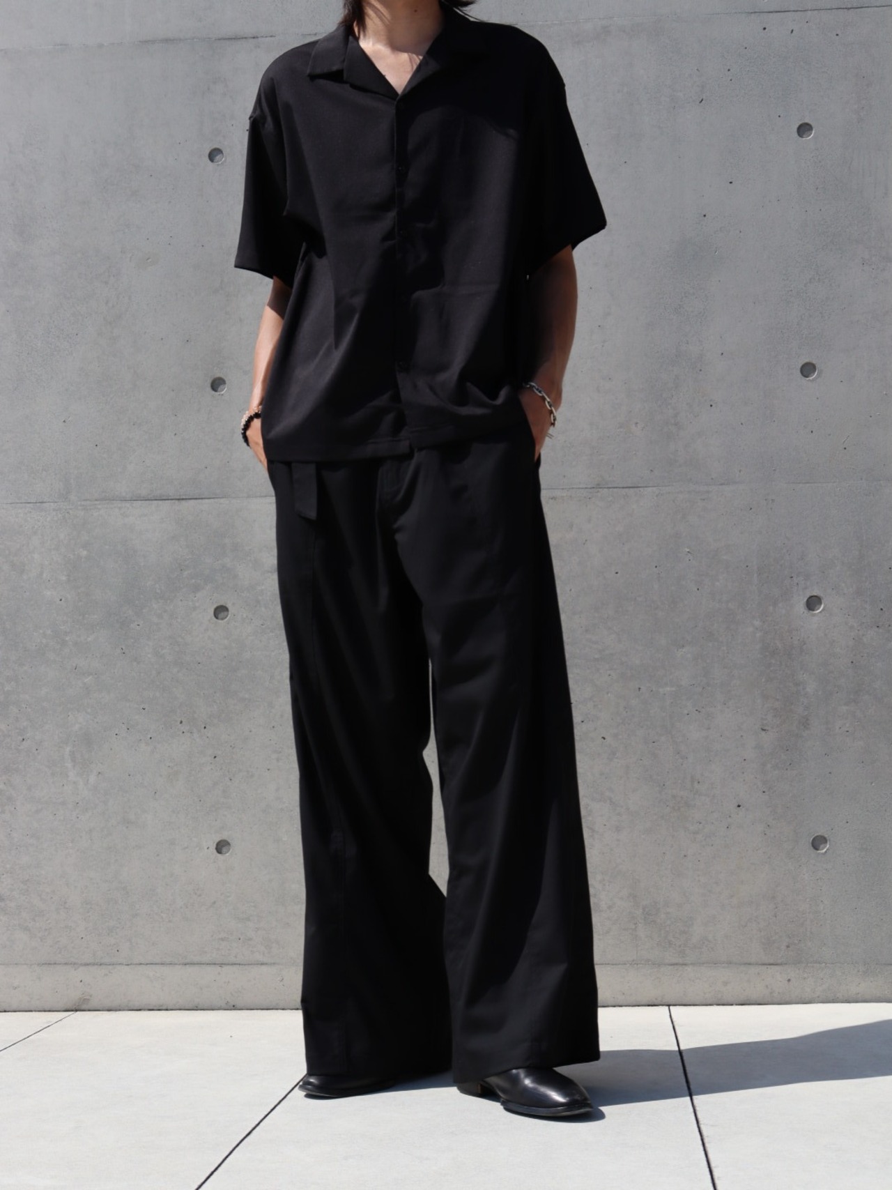 Belted Wide Legs Slacks