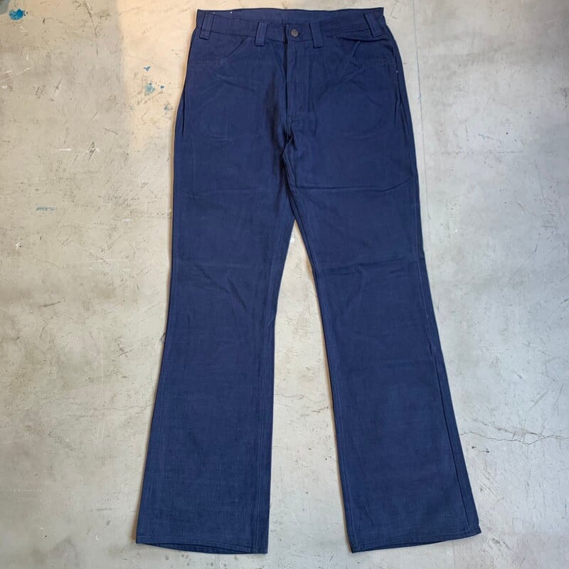 60's 70's LEVI'S リーバイス 646-62 モールスキンフレアパンツ Big E ...