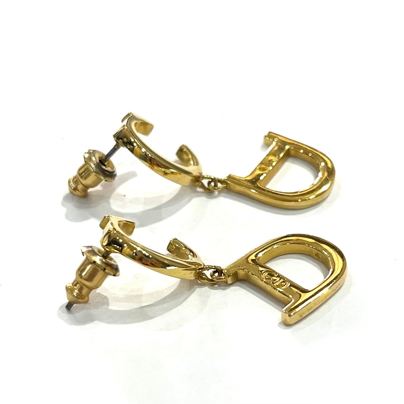 Christian Dior 】2320 VINTAGE DIOR ロゴピアス クリスチャン