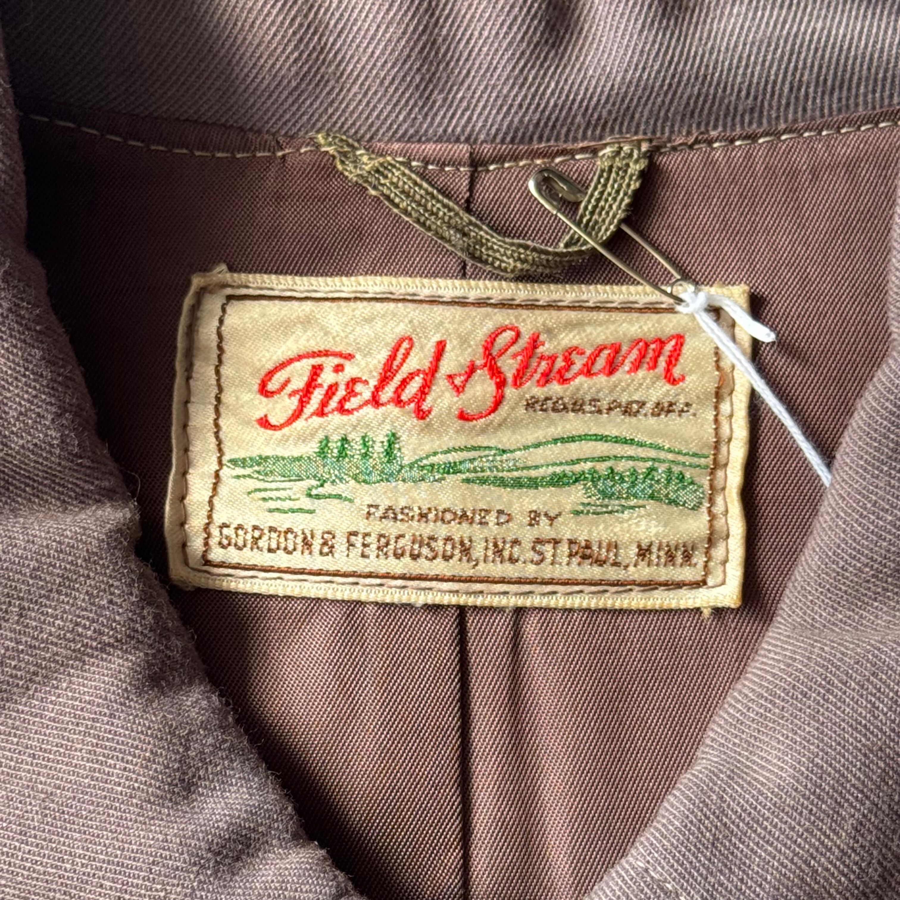 50s ヴィンテージ Field Stream ギャバジン ジャケット レーヨン 1950's〜 