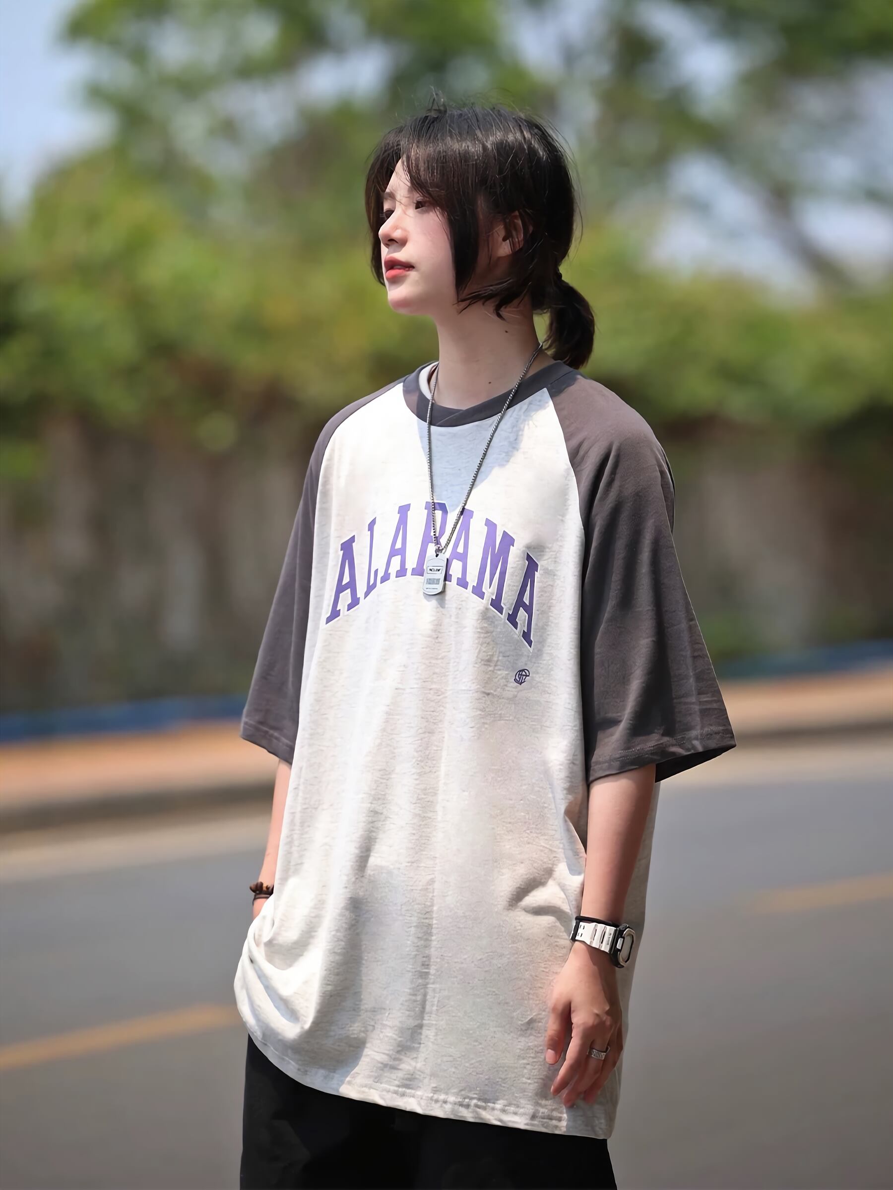 ラグランスリーブTシャツ / Raglan Sleeve Graphic T-Shirt