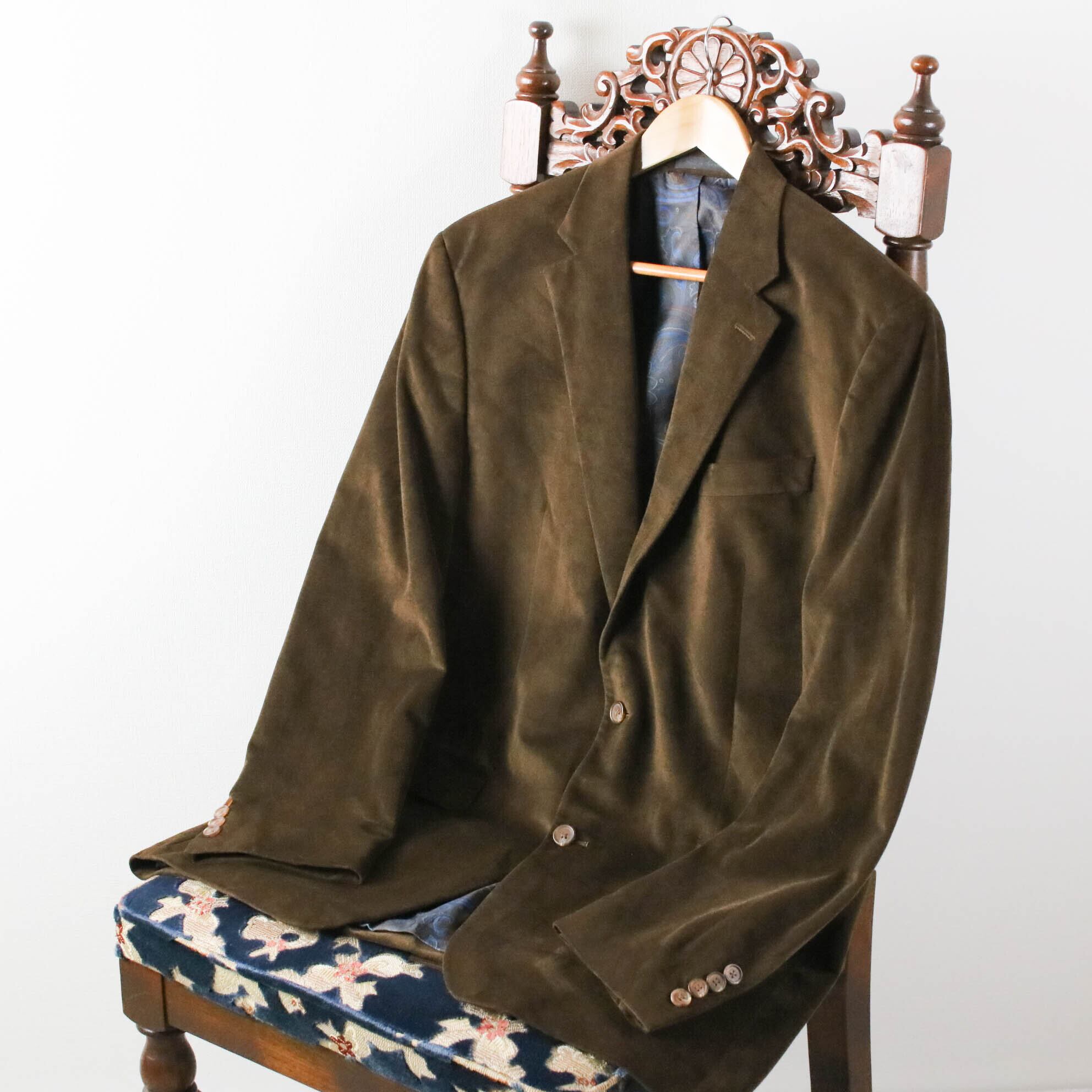 "Ralph Lauren" velvet jacket