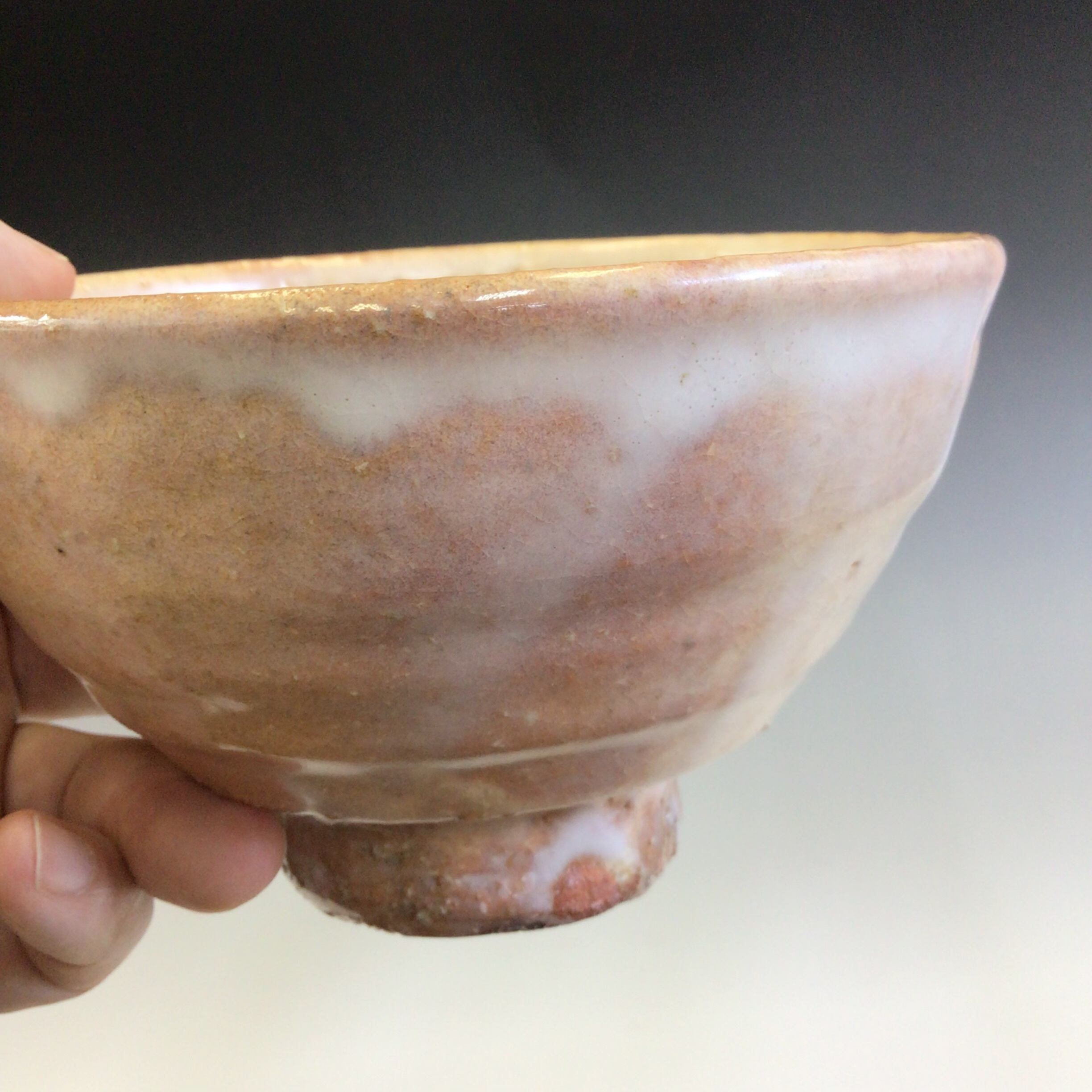 茶盌 井戸 粉引き 琵琶色 | Pay ID