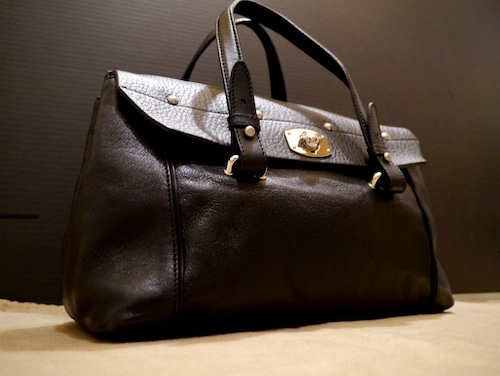 美品★FURLAフルラ オールレザー ハンドバッグ トートバッグ★