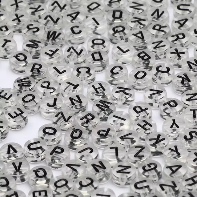 イニシャルビーズ(2個)【B-0105】