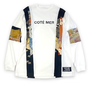 【 Tshirts96】KIMONO  T-SHIRTS  White