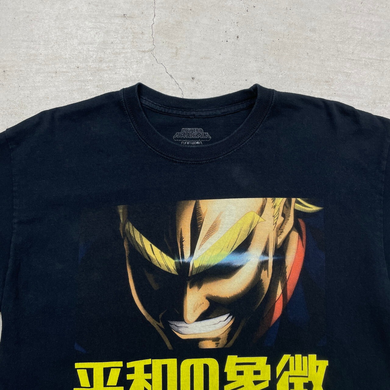僕のヒーローアカデミア キャラクタープリント ロングTシャツ メンズL 