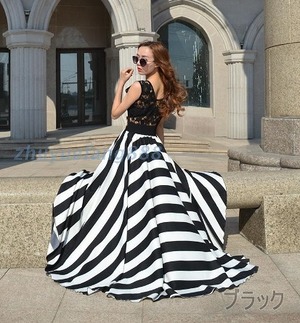 ★送料無料★Ｍ☆セクシ－人気マキシ丈ワンピ－ス(OPN7871)