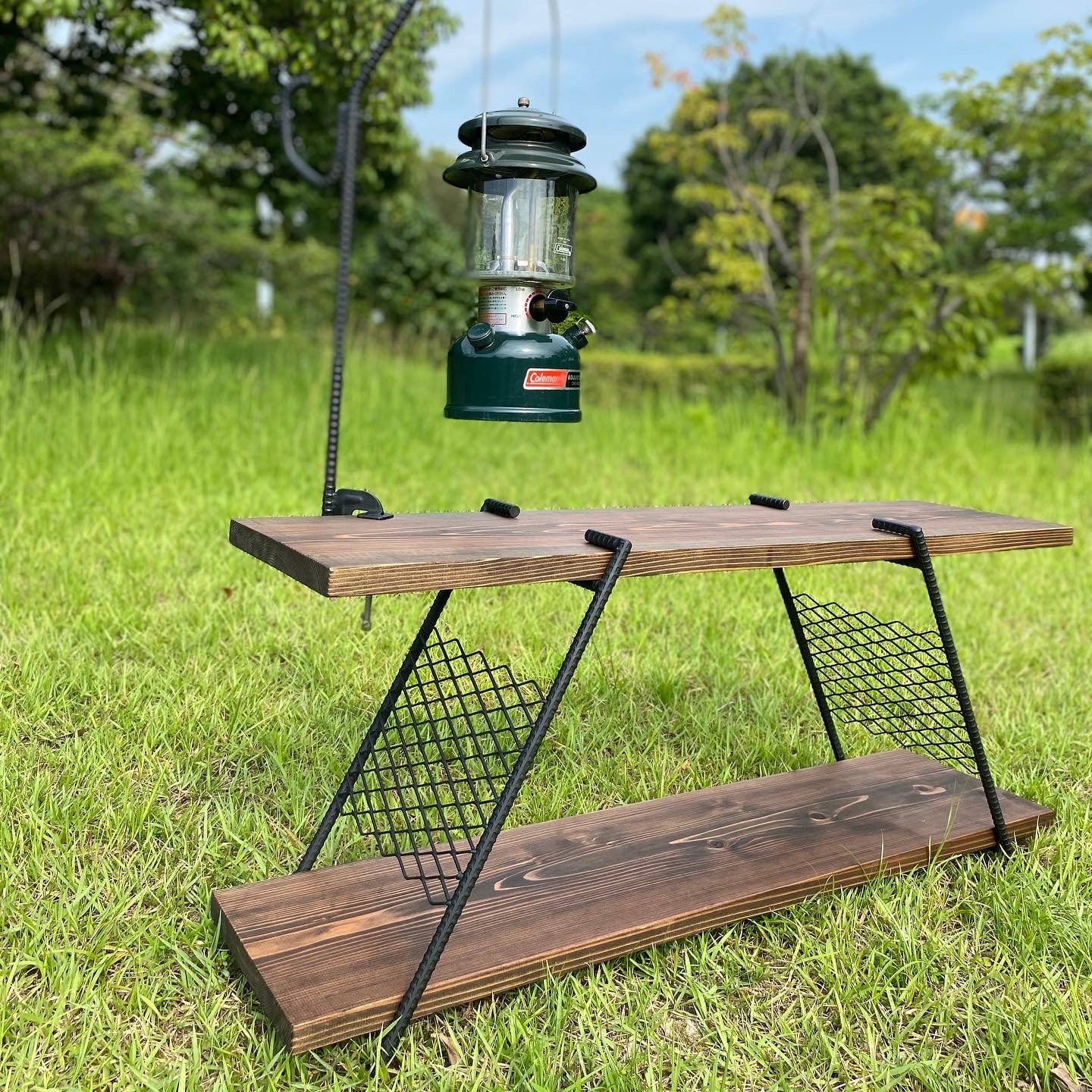 板無し脚のみ】組み立て式ラック キャンプ、アウトドアに最適 | テン