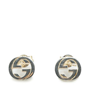 グッチ インターロッキングG ピアス SV925 シルバー レディース GUCCI 【中古】