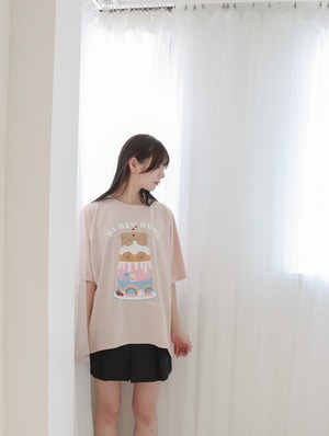 【予約特典・8月7日入荷予定】Nanuk.のケーキパティスリー刺繍Tシャツ – ケーキタワー×もこもこNanuk♡