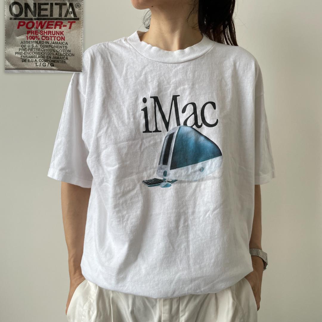 GF222 Tシャツ アップル Apple 初代imac 企業T Mac 90s | ビンテージ雑貨 家と外で powered by BASE