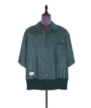 Knit Docking OC Shirt　(DRY)　【GREEN】