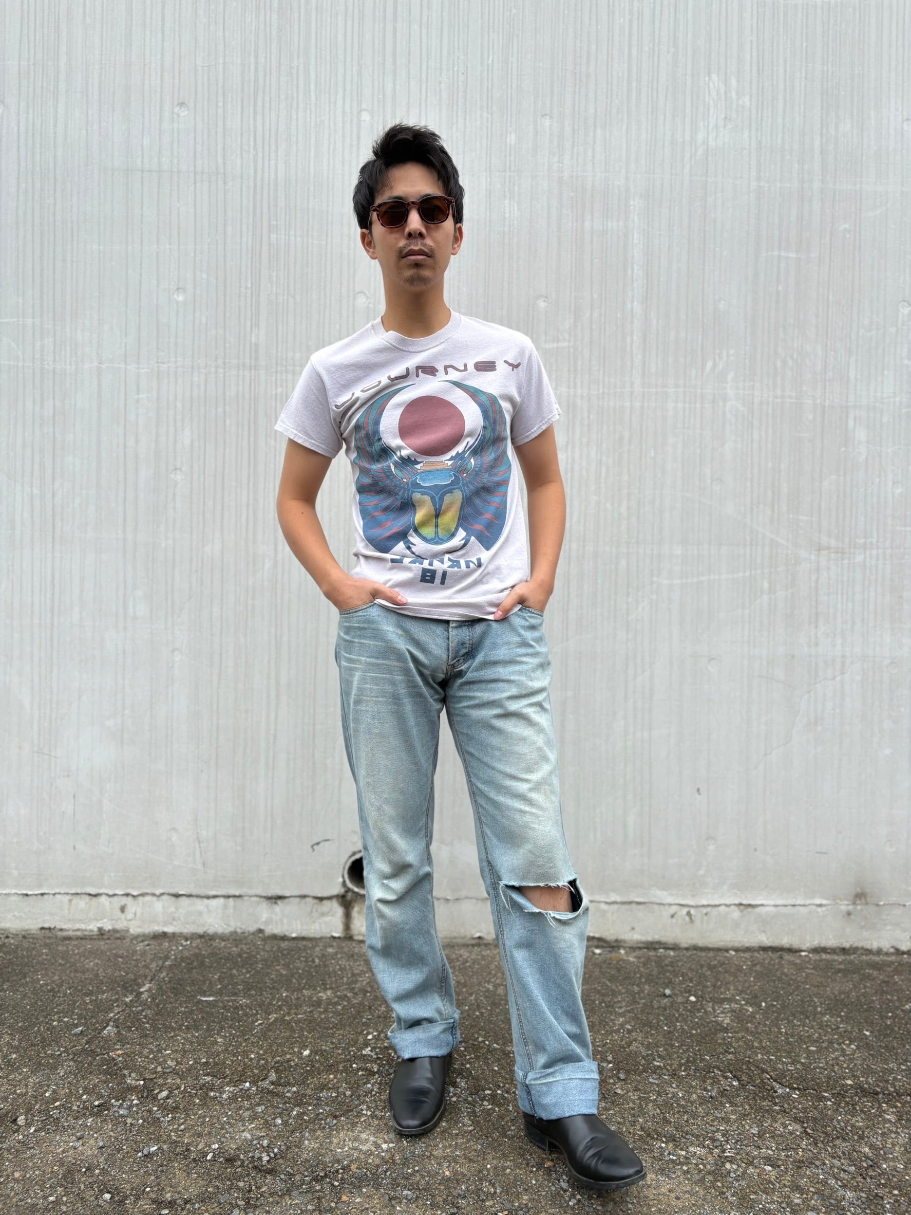 2012 Journey ジャーニー Japan 81 スカラベ バンドTシャツ バンT 古着