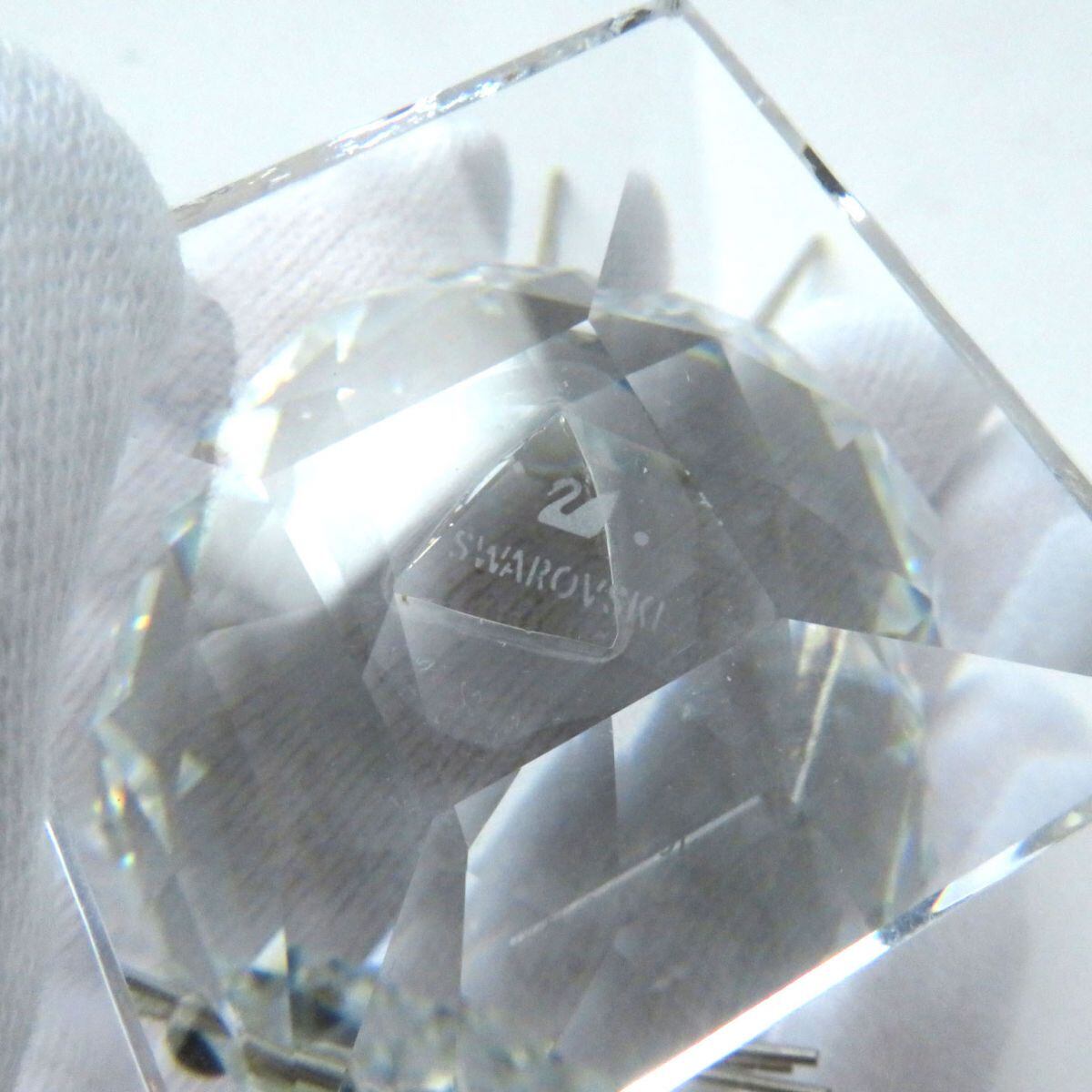 【Swarovski 】スワロフスキー 干支 マウス.ネズミ クリスタル 置物 SWAROVSKI スワロフスキー マウス アンド チーズ ネズミ 十二支