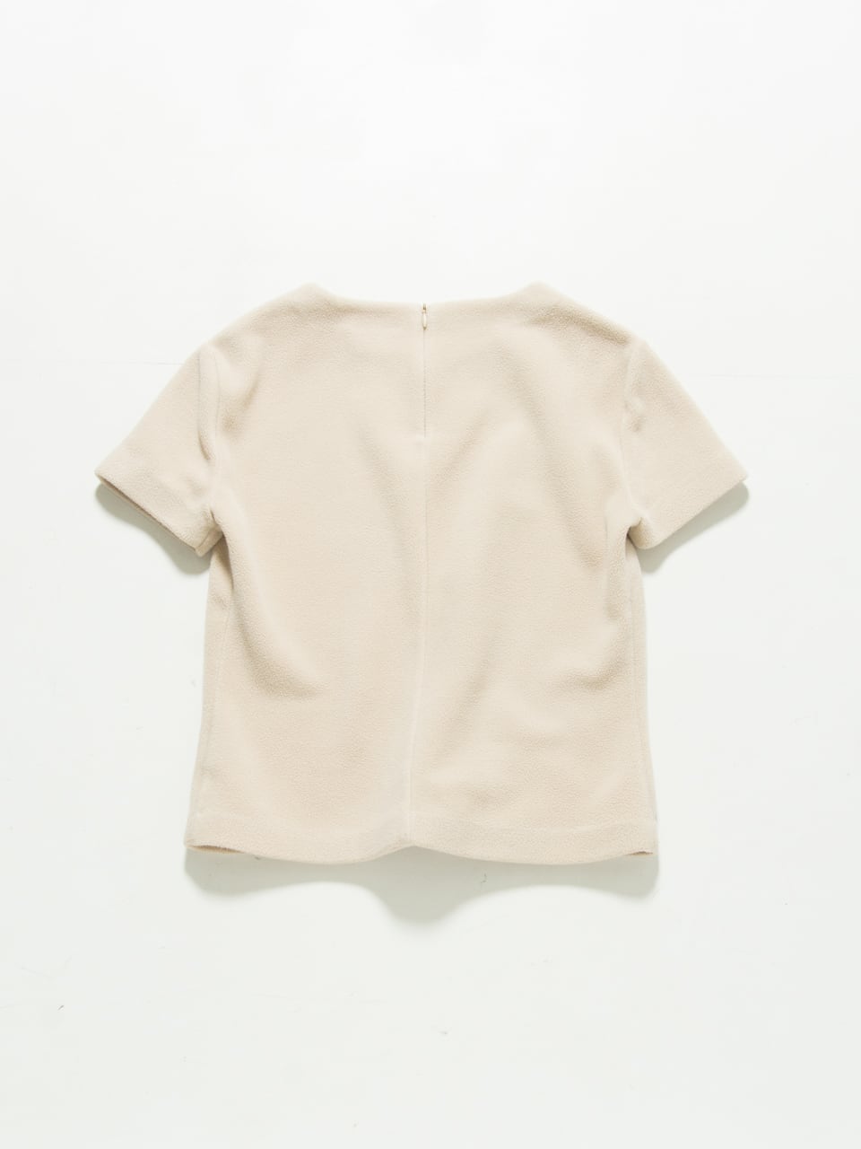【SPORTMAX】 Made in Itary half sleeve boa tops（スポーツマックス イタリア製 半袖ボアトップス）1b