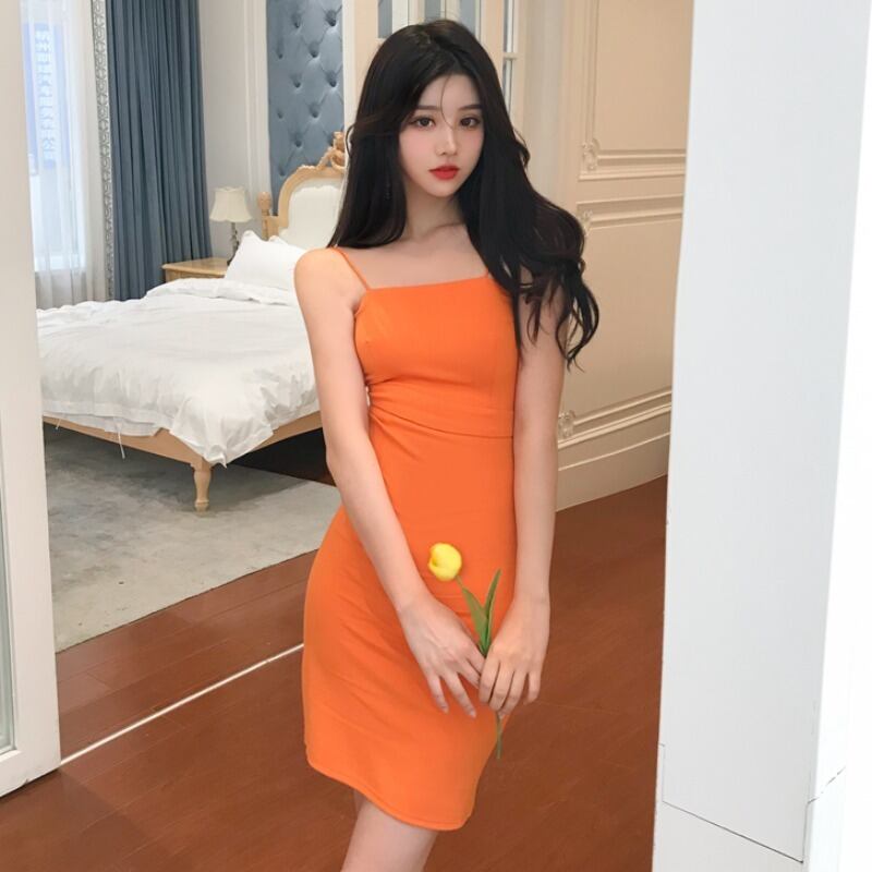 ドレス サマースタンダードショートスカート レトロ 夏物 ハンチェンe18776654959